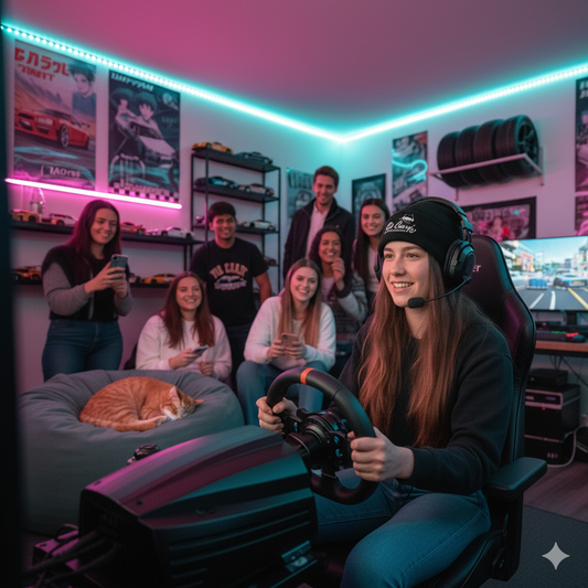 Hip Cat Checkered Beanie - DGM Team