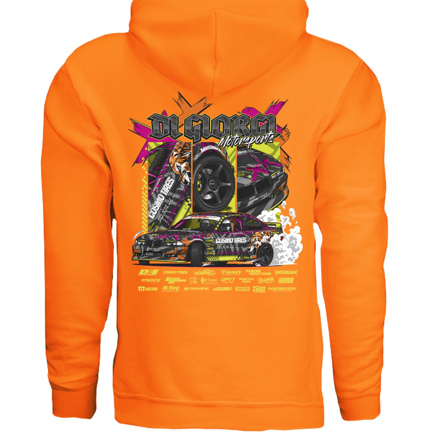 SAFETY ORANGE - BACK