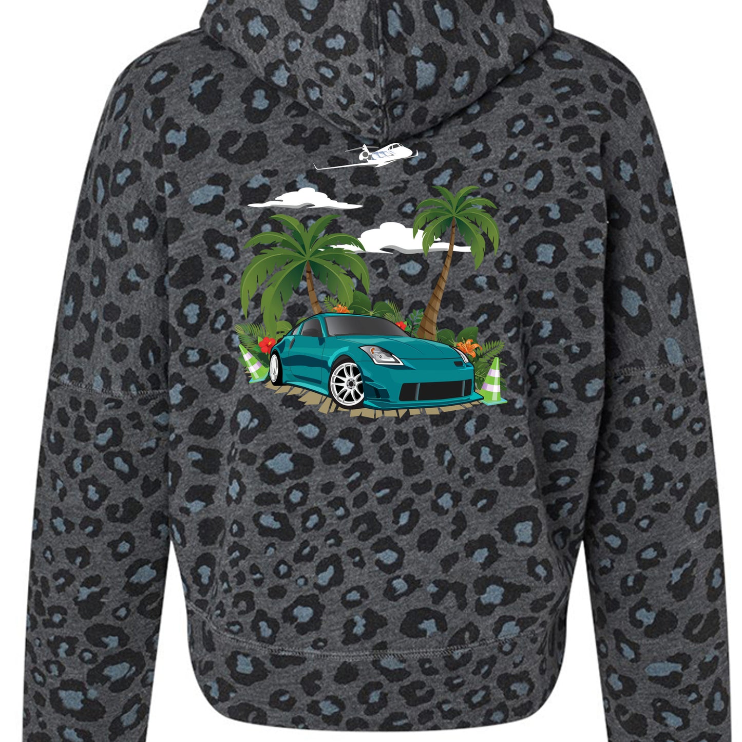 Black Leopard Triblend - 8853 - BACK
